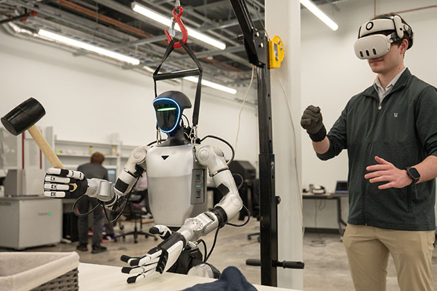 Robot mimic human