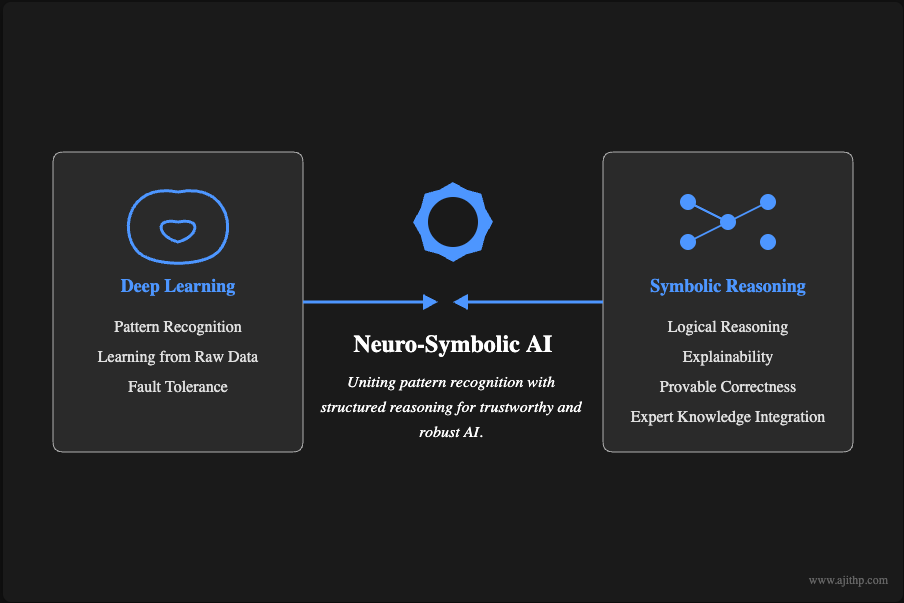 Graph describing neuro symbolic AI