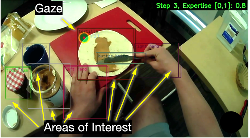 Image showing step tracking and working system