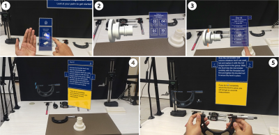 Assembly task in AR