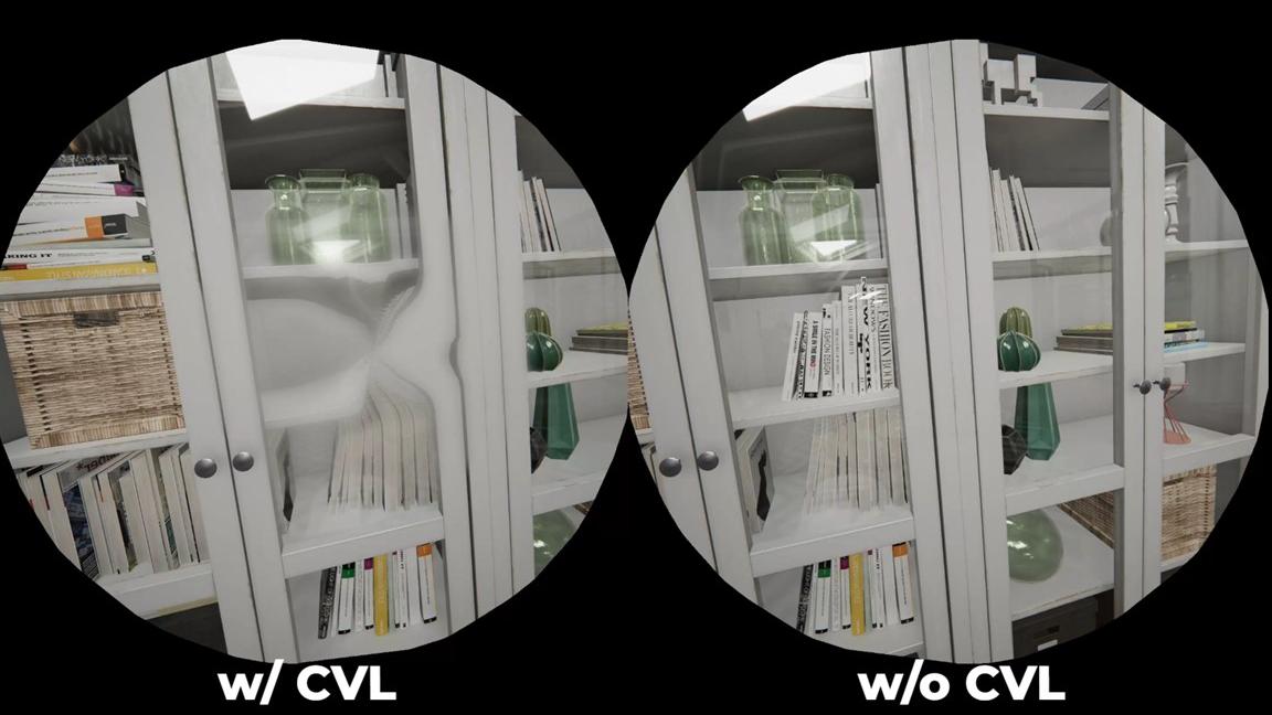 Image showing CVL vs no CVL